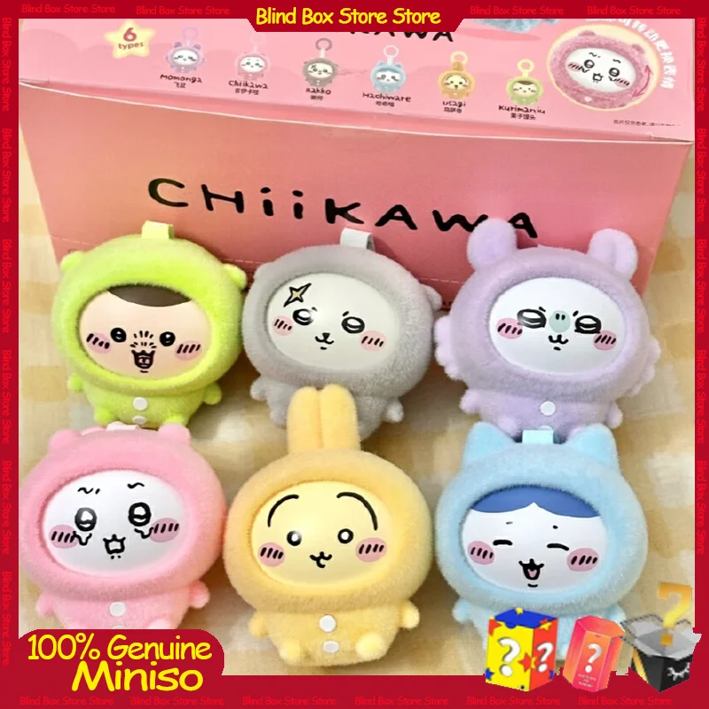 

Genuine Chiikawa Pajamas Change Face Series Kawaii Vinyl Blind Box Action Chiikawa Figure Suprise Box Desk Decor Birthday Gift