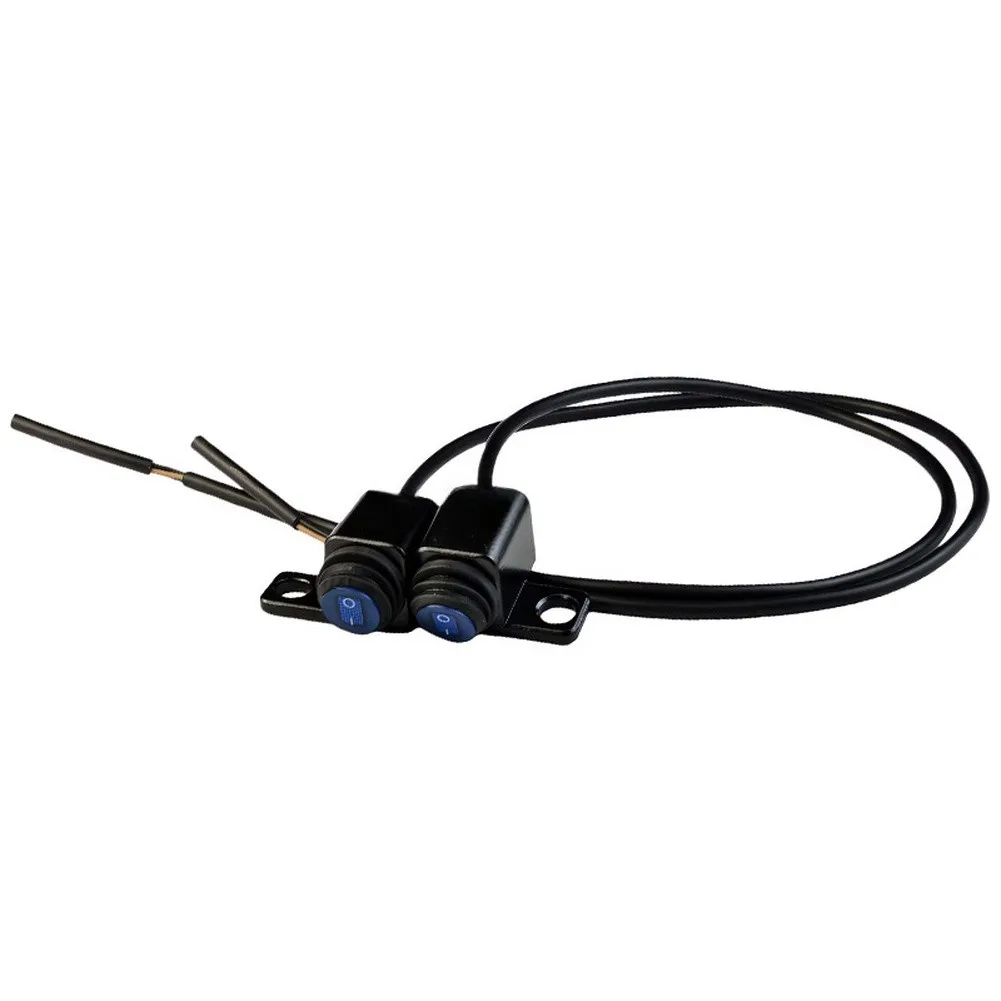 Aluminum Alloy Motorcycle Switch Aluminum Alloy Body Two-speed Control Mechanism Bright LED Illumination Compact Factor