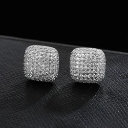 Emmaya New Arrival Classical Style Geometry Shape Earring With Shiny Tiny Zirconia Fancy Gift Fashion Banquet Charming Jewelry