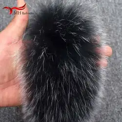 Natural Fur Scarf Luxury Winter New Real Fox Fur Collar Men Women Fashion Coat Collar Shawl 70*10CM Can Be Customized