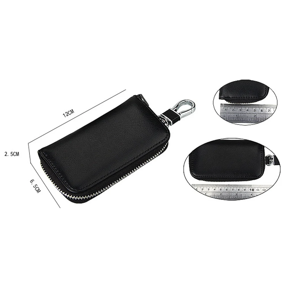 

Сумка для автомобильных ключей, сумка для хранения ключей, сверхмощный поясной подвесной держатель для ключей, застежка-молния, модная царапина