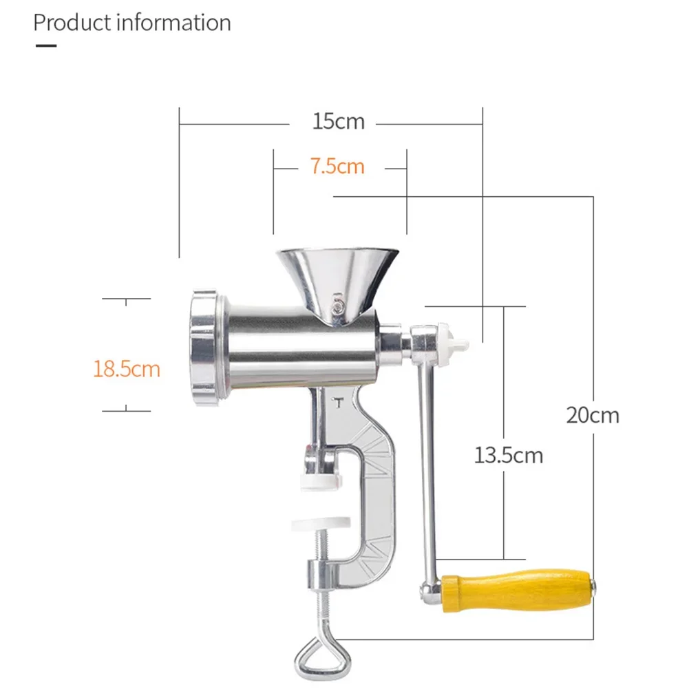 Picadora de carne multifuncional, fideos de salchicha, manivela manual, suministros de cocina