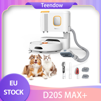 Teendow D20S MAX+ 2in1 Robot Vacuum Cleaner & Pet Grooming Tool, 6000Pa Strong Suction, 70 Days Hands-Free Cleaning, 3L Dust Bag