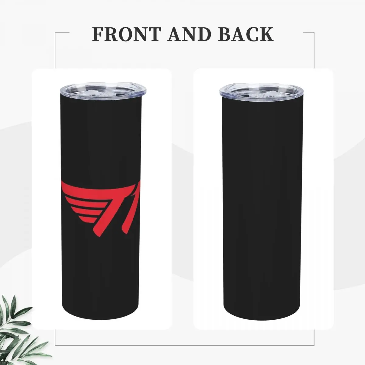 SKT T1 2021 Stainless Steel Tumbler Vacuum Insulated Mug Thermal Cold Bottle Straws With Lid 20oz