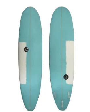 Hochwertiges Suring Board aus Fiberglas mit grüner Tönung, Pu-Schaum, Longboard-Surfbrett