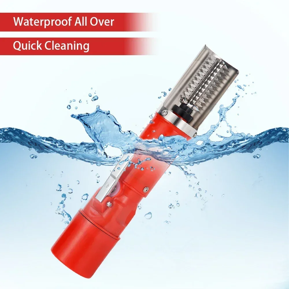 Hormy Portable Electric Fish Scaler Remover Cleaner Fishing Scalers Planer Descaler Charging Fish Knife Seafood Kitchen Tools