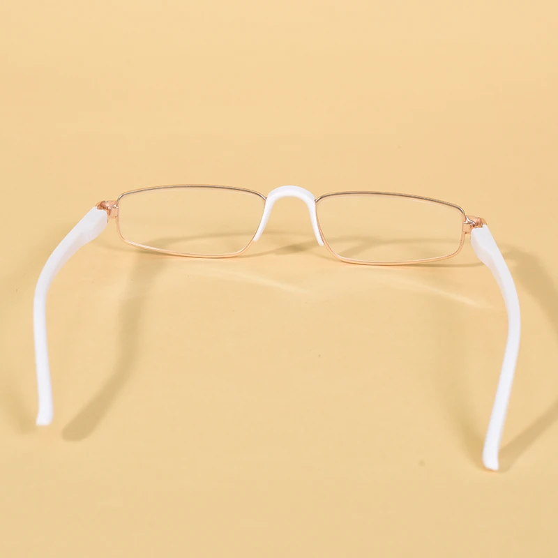 Lesebrille Ultraleichte Legierung TR90 Lesebrille Retro Quadratischen Rahmen Männer Und Frauen Schmale Brillen + 100 + 200 – Detail 13
