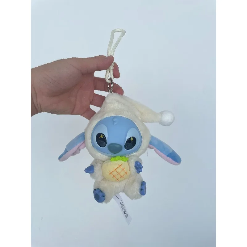 ディズニー ラブリー スティッチ 就寝前に何かを食べる コレクション ブラインドボックス ビニール製ぬいぐるみ人形 ペンダント おしゃれなキーホルダー