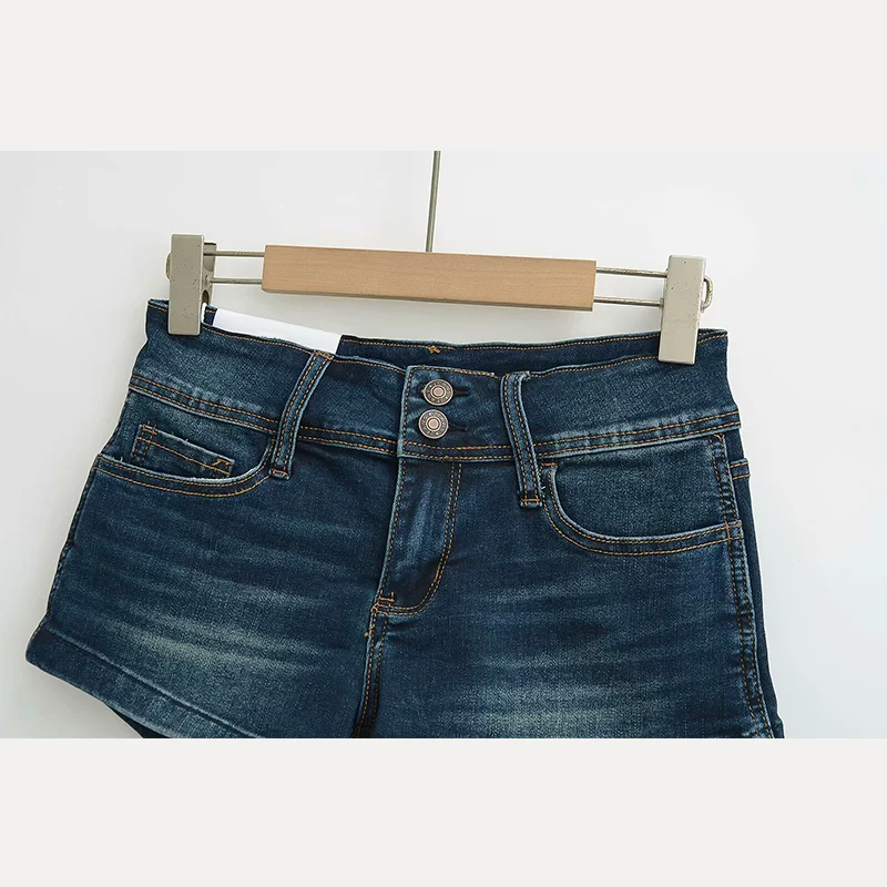 Sexy Low Waist Tight Fit Denim orts Women's Sle Elastic Jeans ort Pants Z Brand Spring 2025 Collection