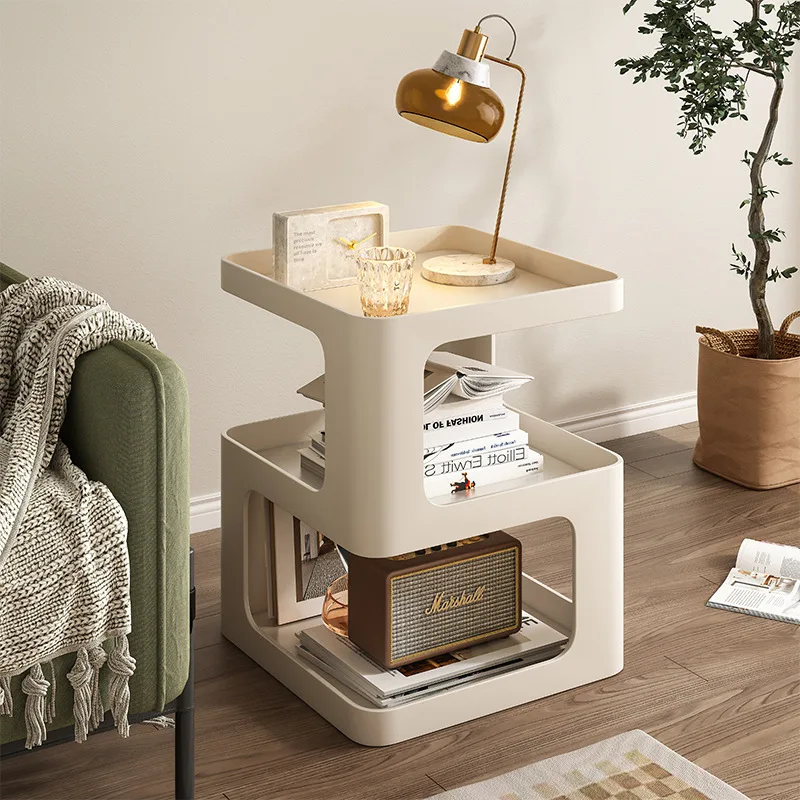 

Bedside table instead of bedside table, bedroom small apartment creative small table, small simple modern bedside shelf