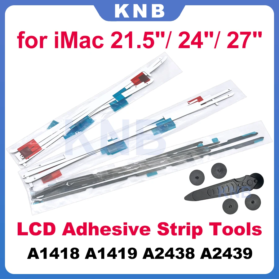 New LCD Display Adhesive Strips Sticker Tape Tool Kit for iMac 21.5