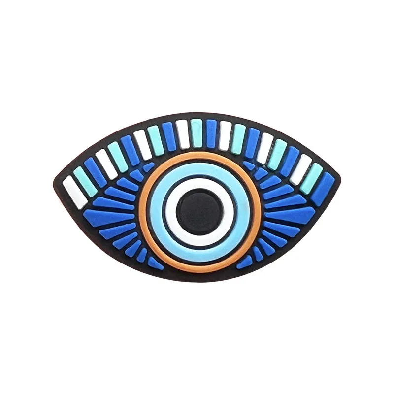 Evil Eye Shoe Charms for Crocs Accessories Kids Clogs Pins Boy Girls Badges Men Jeans Women Decorations Buckle Shoes Accessories