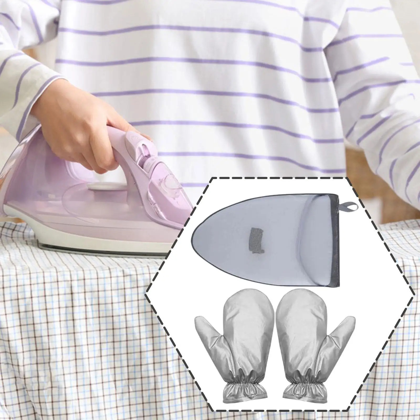 Ironing Pad for Iron Apparel Household Steamer Board Tabletop Ironing Gloves