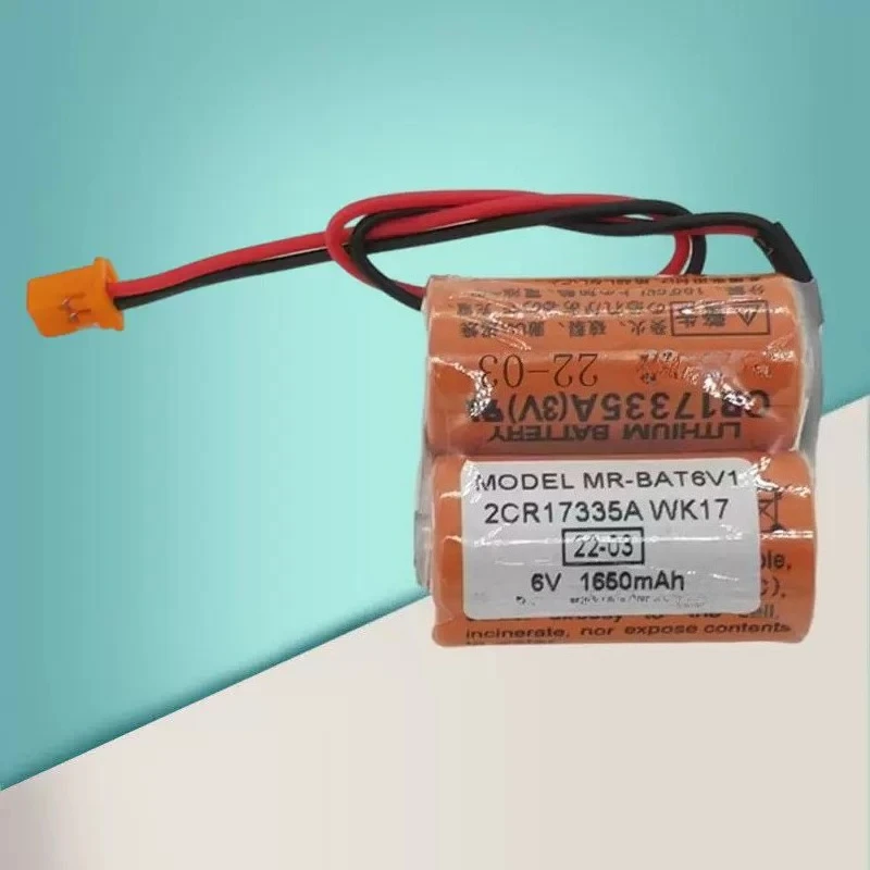 1pcs  6V Battery for M80 Driver MR-BAT6V1SET CNC Encoder