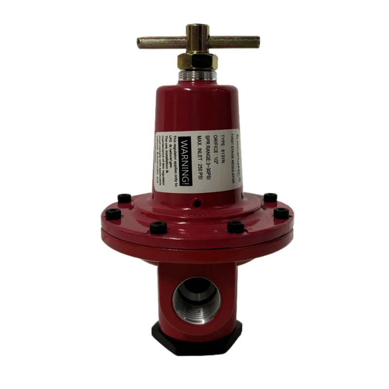 Liquefied gas pressure regulator 813VN DN15 medium and high pressure pressure reducing valve 250 straight-through structure