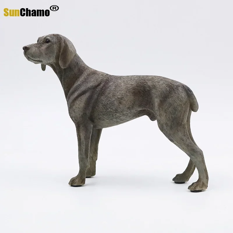 Fashion New Dog Model Simulation German Dog Put A Car Handicraft Figurines Miniatures Home Decoration Crafts Ornament Furnishing