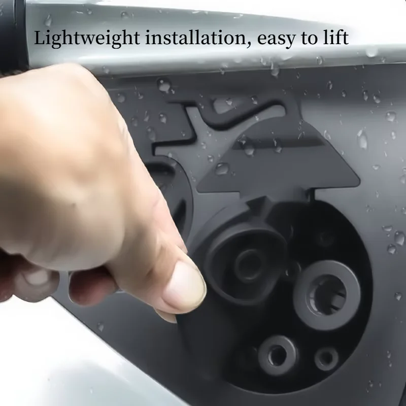 Lcars Silicone Protective Cover for the Dedicated Charging Port of the Updated Tesla Model Y/3/Yl, Waterproof and Dustproof Protective Case (Not Available for Us-Model Vehicles)