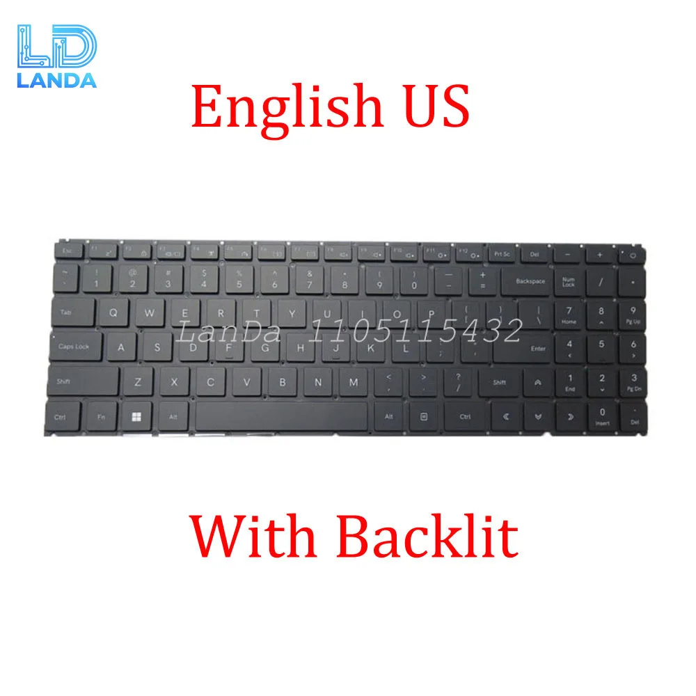 

Laptop With Backlit Keyboard For 한성컴퓨터 For Hansung TFX6250H TFX6270H United States US Black No Frame New