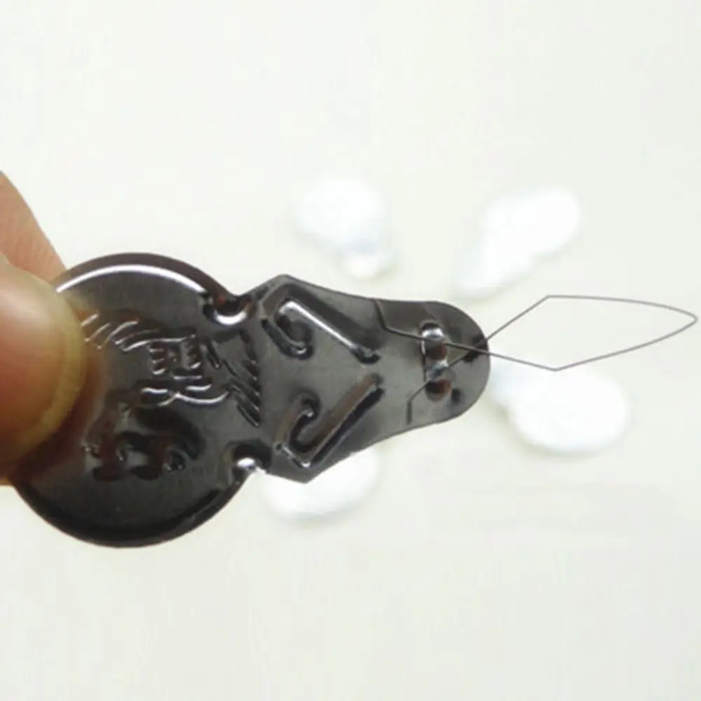 Threader Zilver Kleur Naaien Stitch Insertion Tool Easy Threader Craft Tools Naald-threader Threader Wire Leader Stitch Tools