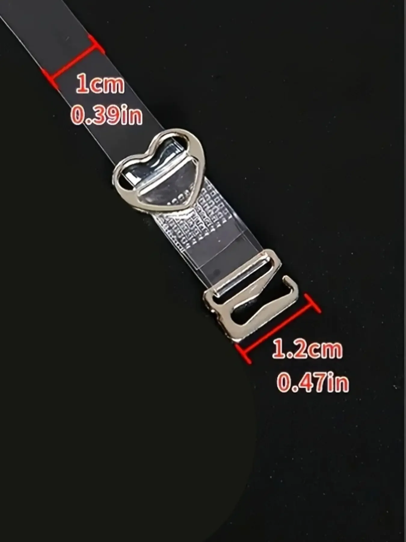 4pcs Adjustable Heart Buckle Bra Straps - Elegant Adjustable Strap, Detachable, Elastic, Non-Slip, Comfortable, Soft, and Stylish Womenswear Bra Accessory Underwear Accessories for Women