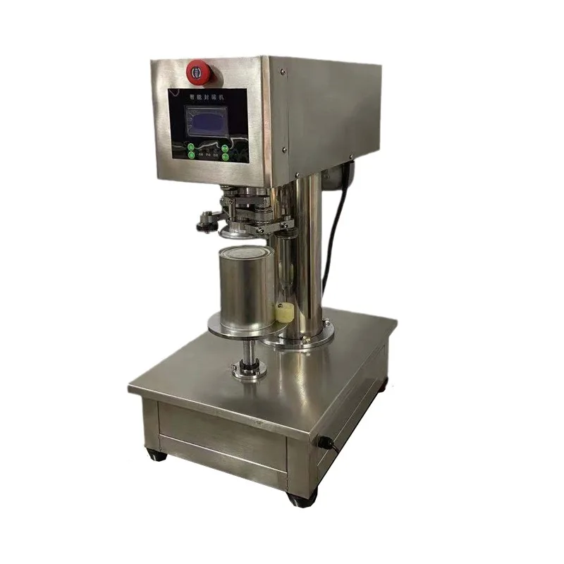 Empty Food Tin Can Sealer  Packaging 400ml Manual Fish Can Seamer Semi Automatic Tin Can Sealing Machine