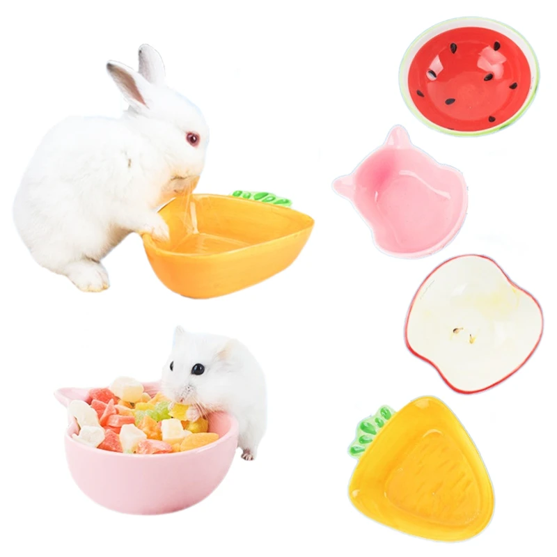 

1 шт. миска для кормления хомяка, красочная керамическая тарелка в форме сердца, миска для воды для кролика, морской свинки, кормушка для маленьких домашних животных, товары для домашних животных