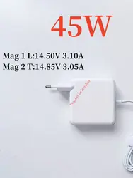 Compatible with MacBook Air Charger 45W Mags 2 T Mag 1 L Power Adapter Compatible with Mac Book Air 11'' and 13inch models