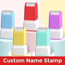 Colorful Macron Kids Business Clothes Stamp Material For Personalise For Baby Student Clothes Chapter Children's Seal For Kids