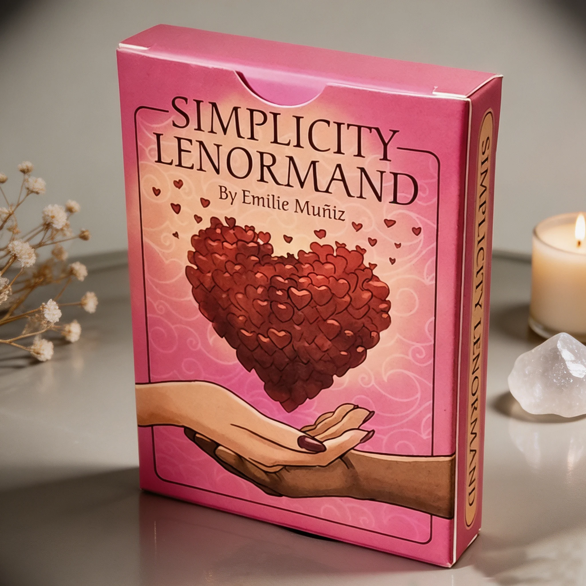 Simplicity Lenormand Deck, 41 Pcs Beautifully Illustrated Cards with Meaningful Symbolism 9*6cm with Yes, No, Maybe Cards