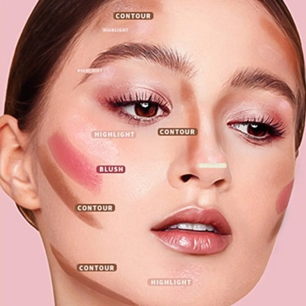 New Face Contouring Bronzer Stick Brightening Multi-functional Modify Concealer Pen Face Makeups Blusher Cream for Women Girls
