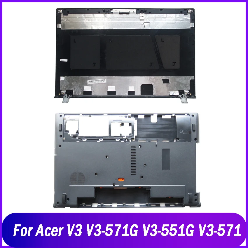 New Rear Lid For Acer V3 V3-571G V3-551G V3-571 Q5WV1 Laptop LCD Back Top Cover Bottom Case Housing Rear Lid A D Cover