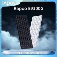 Rapoo E9300G Multi-mode Keyboard 99Keys Wireless/Bluetooth Thin Keyboard Long-endurance Portable Desktop Laptop Gamer Keyboards