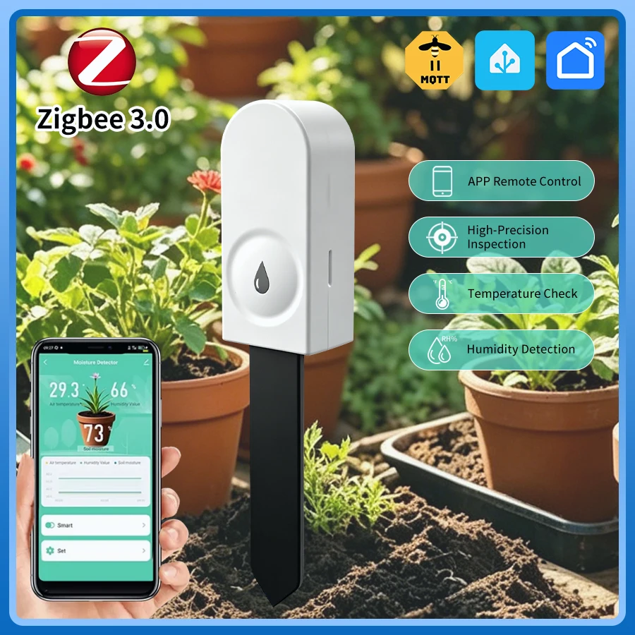 Capteur d'humidité du sol Tuya - App Smart Garden avis et prix