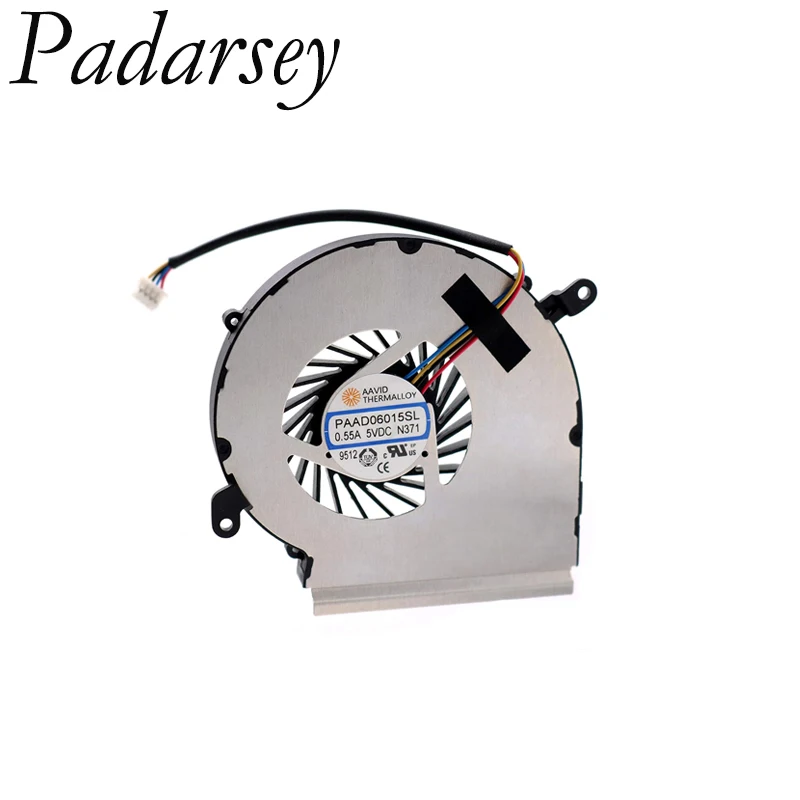 Pardarsey-ventilador de refrigeración de CPU con GPU, juego de enfriador de 4 pines para MSi GE62VR GE62VE GE72VR GP62VR GP62MVR GP72VR GL62M GL62VR MS-16JB