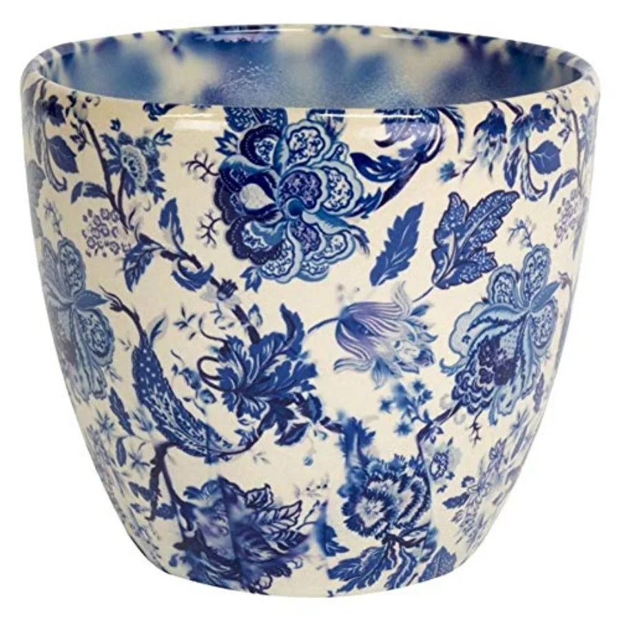 

Monza D13Cm Vintage Flower Pot Blue One Size