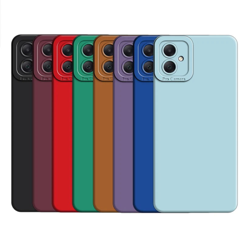 For Samsung Galaxy A05 Case For Samsung Galaxy A05 Cover Full Camera Lens Protection New Liquid Silicone Shockproof Bumper
