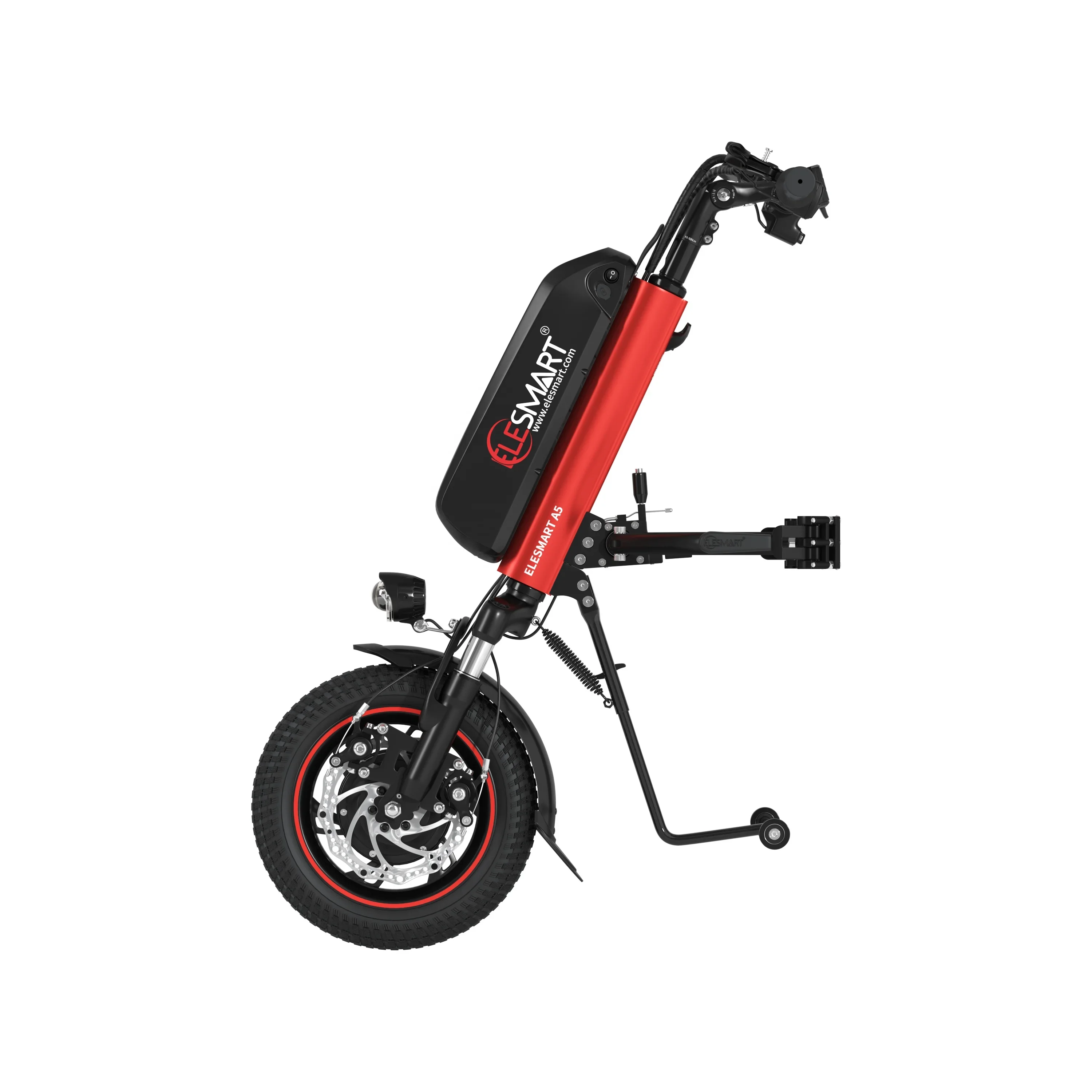 A5 36v 500w 12 Inch Electric Wheelchair Handbike Power Assist with 10.4ah/12.8ah/16ah Lithium Battery