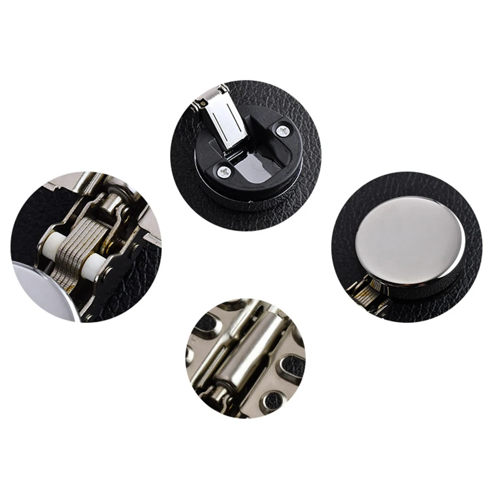 For Glass Furniture Use For Mini Round Head Hinge with Hydraulic Buffer for Smooth and Stable Glass Door Operations
