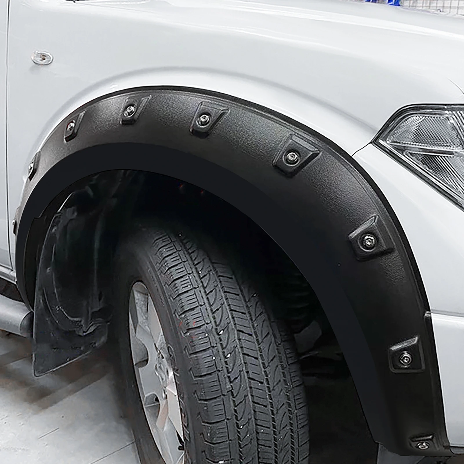 Pocket Style Fender Flares For Nissan Navara D40 2006 2007 2008 2009 2010 2011 2012 2013 2014 Wheel Arch 4X4 Car Accessories