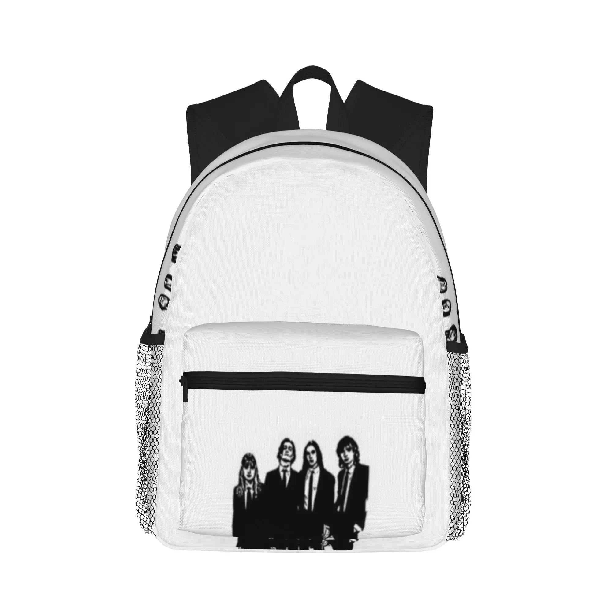 M neskin Suit up Italian Rock Music Band Illustration  Casual Backpack for Students and Adults Female bags