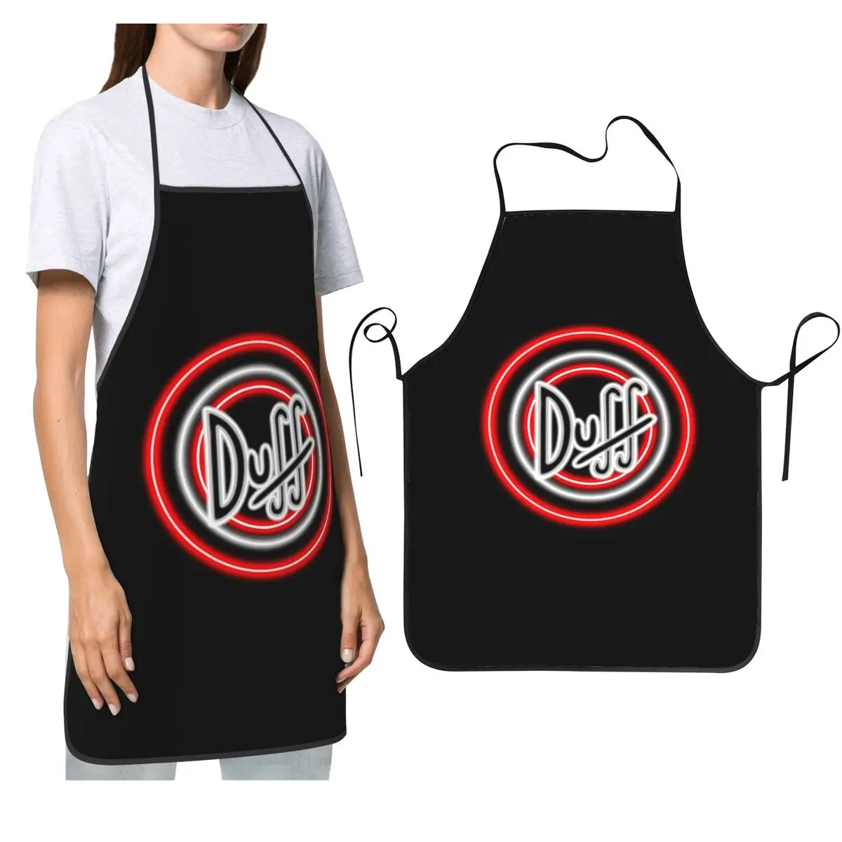

Фартук Duff для шеф-повара, кулинарии, кухни, нагрудник без рукавов, кухонный сарафан для уборки для женщин и мужчин, садоводство