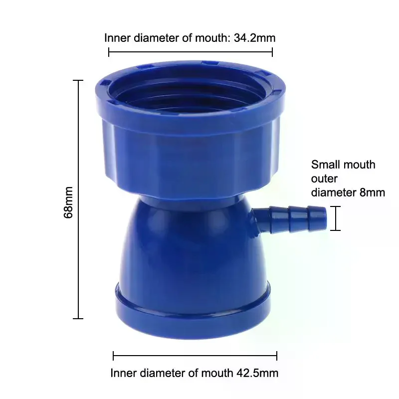 GL45 Filtration Apparatus Accessories Plastic Screw Adapter For Vacuum Filter Device Laboratory Filtration Unit