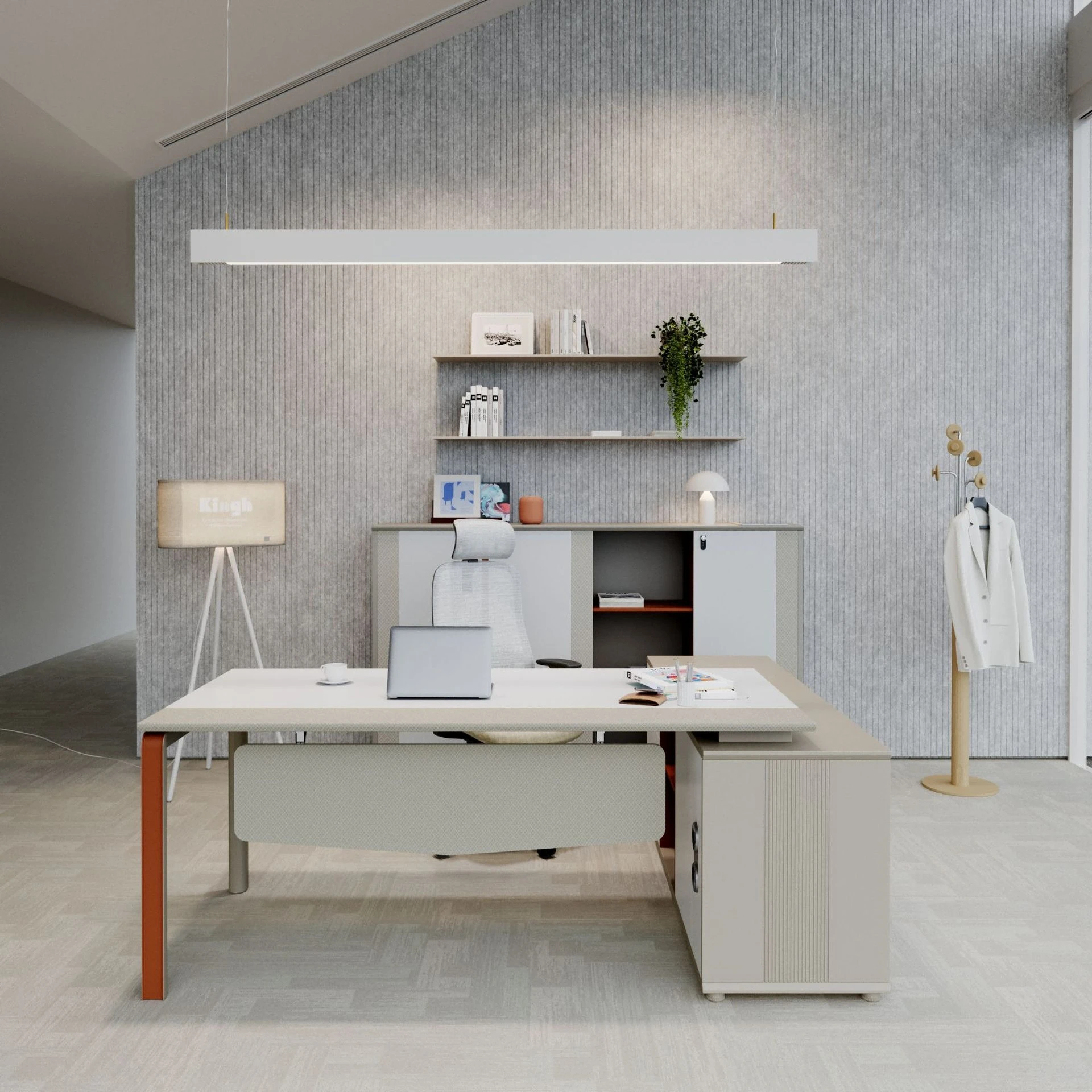LH manager table and chair combination simple modern single desk furniture
