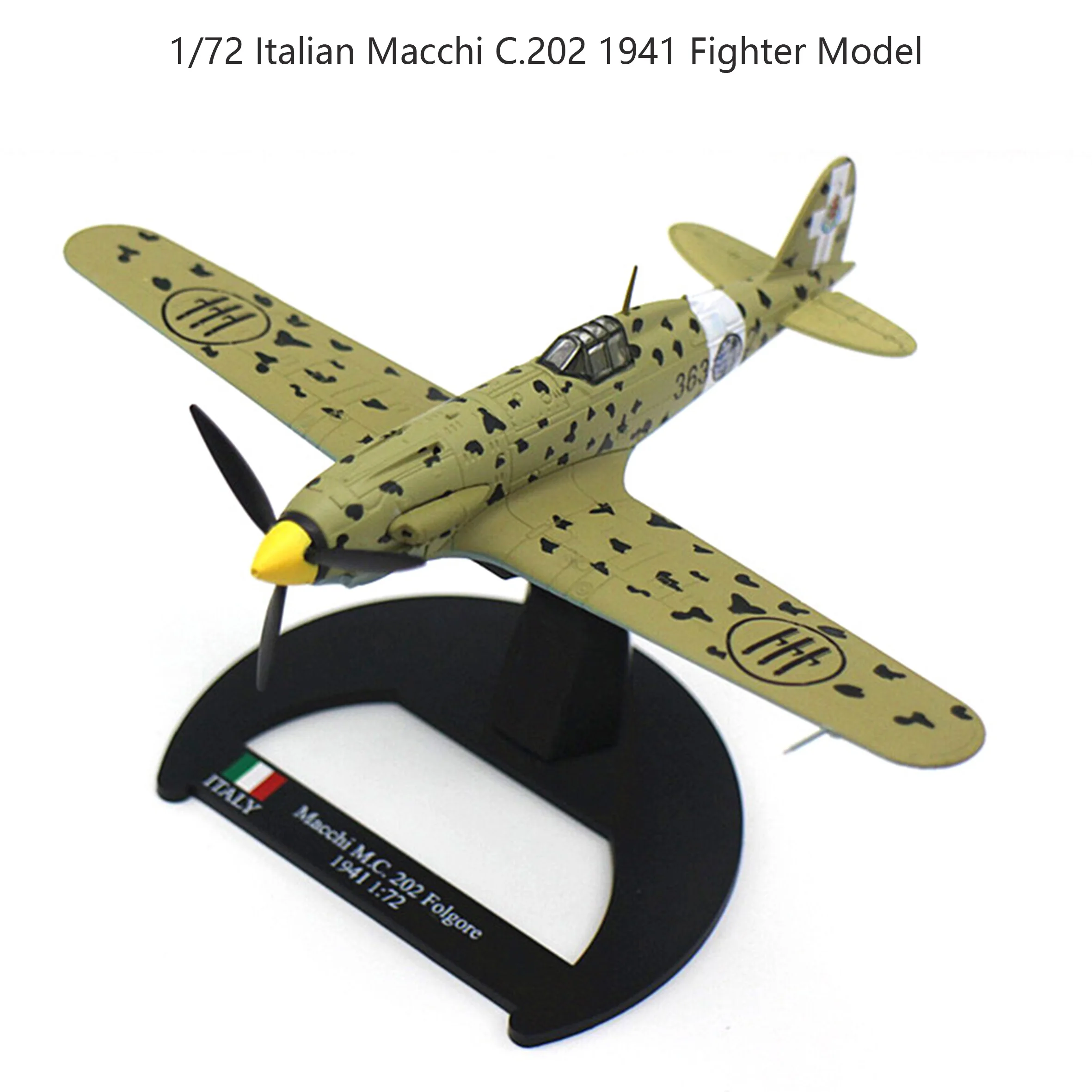 

1/72 Italian Macchi C.202 1941 Fighter Model Alloy finished product collection model