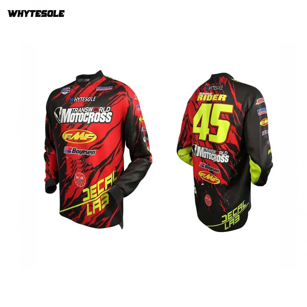 2023 Custom Moto MTB Motocross Jersey Enduro Maillot Ciclismo Downhill Motorcycle Bike Jersey BMX DH Cycling Bicycle Jersey view 6