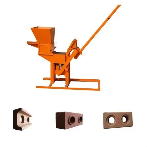 QMR2-40 clay brick machine hydraulic press for interlocking hollow clay blocks mold