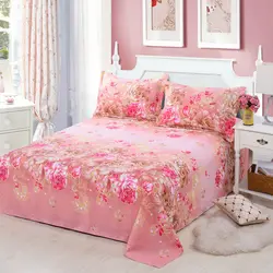 High Quality Flat Sheet Twin Full Queen King Size Solid Color Bed Sheet Skin-friendly Soft Top 1pc Sheet （No Pillow Covers）