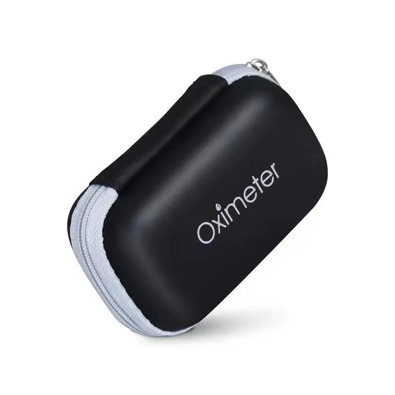 Hard EVA Pulse Oximeter Storage Bag Carrying Case Zipper Fingertip Pulse Oximeter Bag Protective Box Strong Space