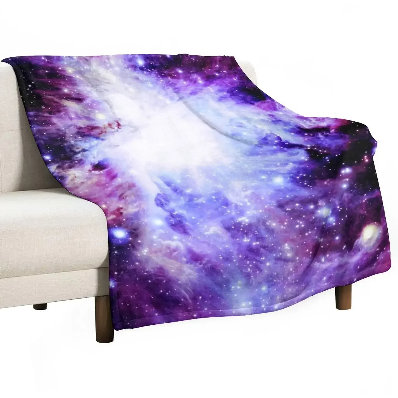 

Galaxy Purple Violet Blue Orion Nebula Throw Blanket Sleeping Bag Decorative Throw Blankets Sofas Of Decoration Nap Blankets