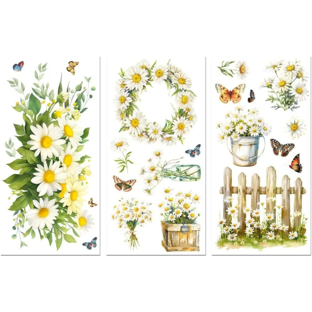 esfregar-decalques-de-transferencia-para-moveis-artesanato-decoracao-6-x-12-3-pecas-margaridas-e-borboletas-a-prova-d'agua-uv-dtf-transferencia-decalques-adesivo